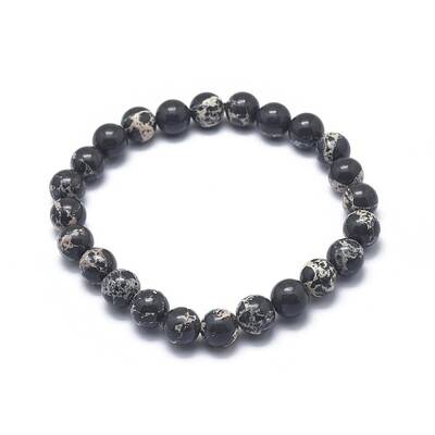 Synthetic Regalite Bead Stretch Bracelets