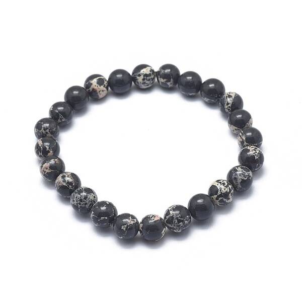Synthetic Regalite Bead Stretch Bracelets