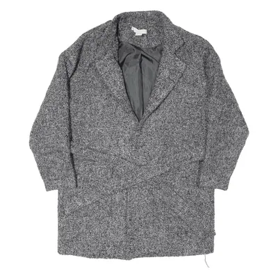 H&M Overcoat Coat Grey Womens S