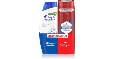 Head & Shoulders Classic Clean + Whitewater hair and body care set for men