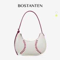 BOSTANTEN Baseball Shoulder Purses for Sport Baseball Mom Trendy Small Hobo Bag Vegan Leather Women Handbags for Daily Events