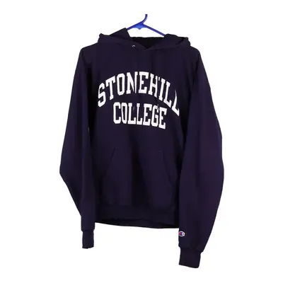 Stonehill College Champion College Hoodie - Medium Purple Cotton Blend