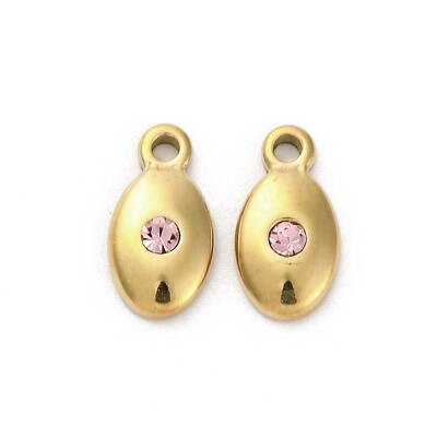 Real 14K Gold Plated 304 Stainless Steel Charms