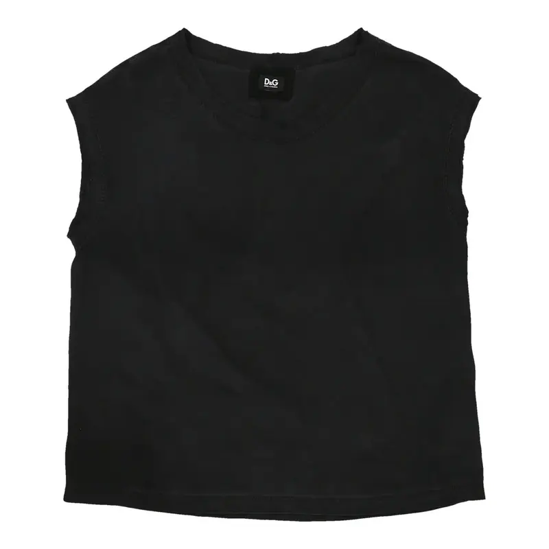 Dolce & Gabbana Blouse - XL Black Silk | Size: x-large