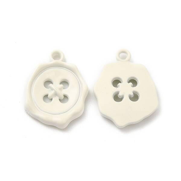 Spray Painted Alloy Pendants