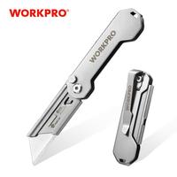 #dealsforyoudays WORKPRO EDC Folding Utility Knife, Mini Box Cutter with Quick Open Axis Lock, Quick Change Blade Razor Knife...