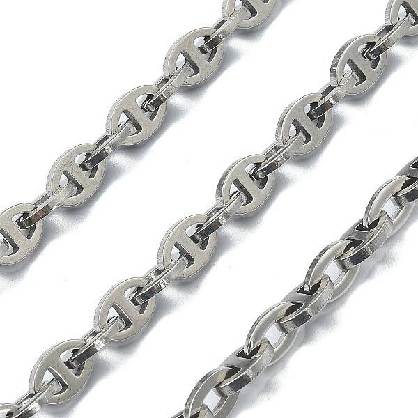 Tarnish Resistant 201 Stainless Steel Oval Link Chains