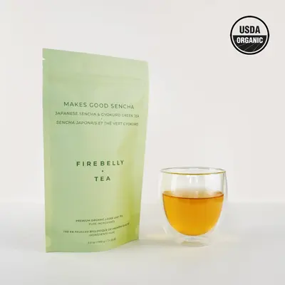 Makes Good Sencha | Packaging: Compostable Bag