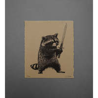 Raccoon Army - High-Quality Print