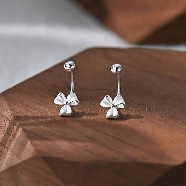 S999 Fine Silver Stud Earrings