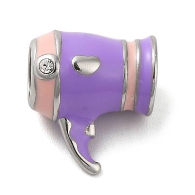304 Stainless Steel Enamel European Beads