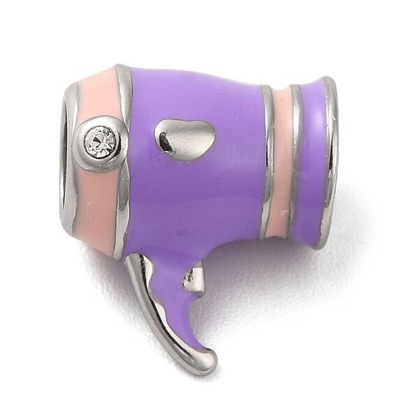 304 Stainless Steel Enamel European Beads