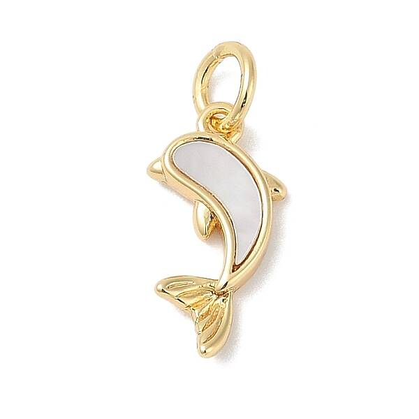 Brass with Shell Charms