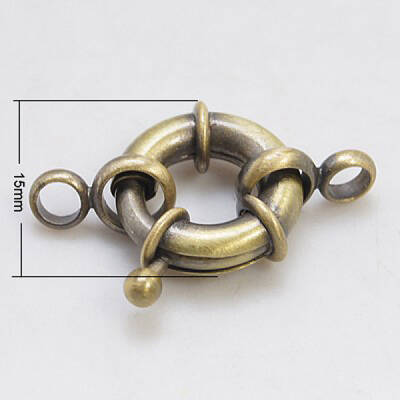 Brass Spring Ring Clasps