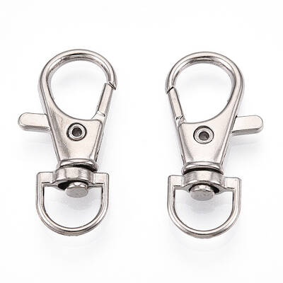 Alloy Swivel Lobster Claw Clasps