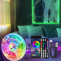 Smart LED Strip Light, USB Powered RGB Color Changing LED Light with Remote Control & APP Control, Music Sync LED Light for B...
