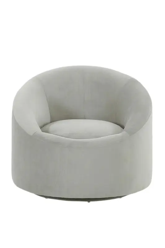 Round Gray Occasional Chair | Andrew Martin Grayson
