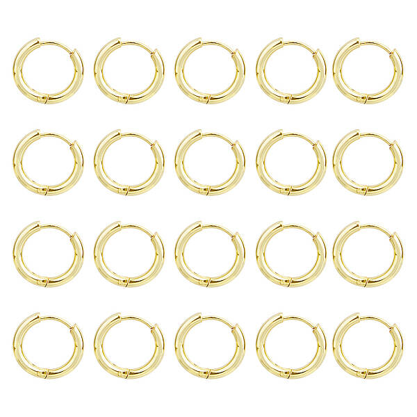 20Pcs Stainless Steel Huggie Hoop Earrings