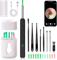 Ear Wax Removal Tool - Wireless Ear Cleaner Kit with 1080 HD Camera and Storage Case, Rechargeable Earwax Remover with 12 Ear...