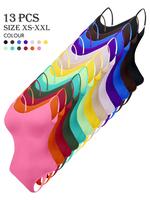Women's Solid Color Shapewear Bodysuit, High Stretch Tummy Control Shaper, Ladies Clothing for Daily Wear, Seamless Shapewear...