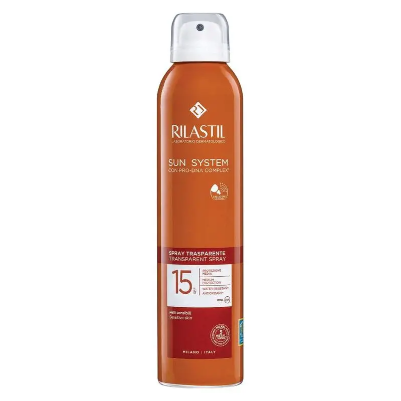 Rilastil Sun System Transparent Spray Spf 15 200 Ml