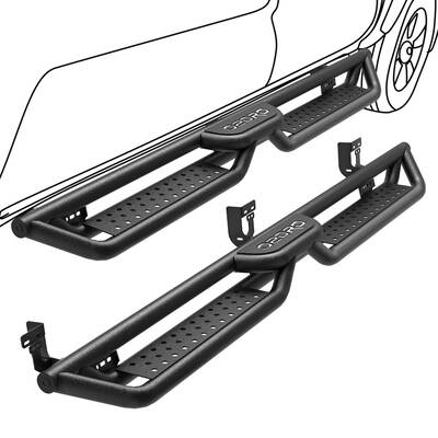 OEDRO Running Boards for 2009-2018 Dodge Ram 1500 Crew Cab, 2019-2024 Dodge Ram 1500 Classic Crew Cab, 2010-2024  Dodge Ram 2...