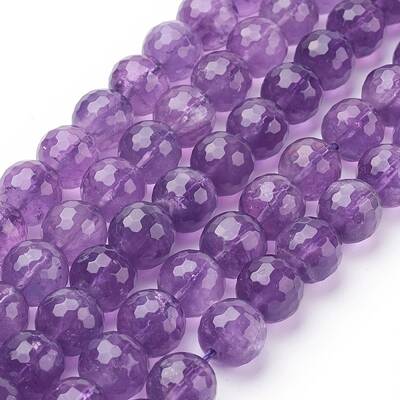Natural Amethyst Beads Strands