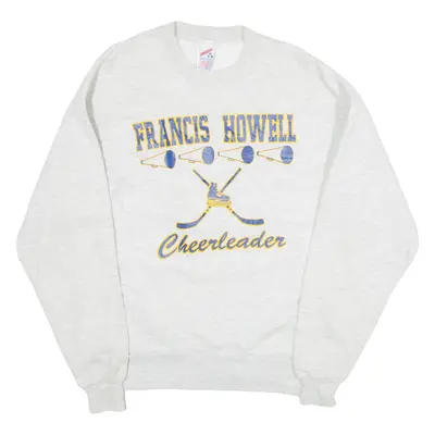 JERZEES Francis Howell Cheerleader Womens Sweatshirt Grey USA M