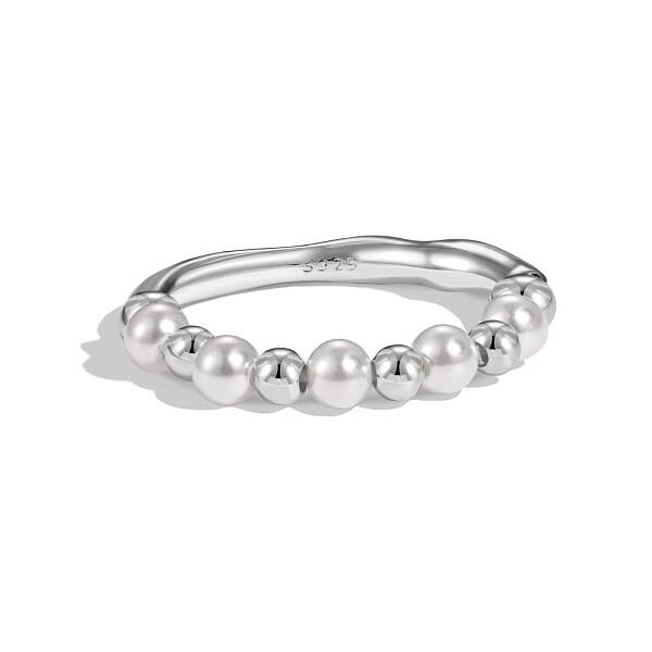 Round Shell Pearl Finger Rings