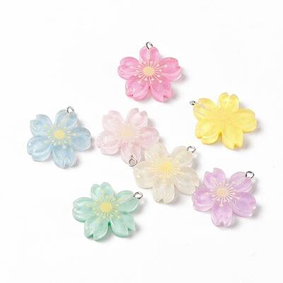 Transparent Resin Pendants