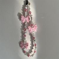 Cute Bowknot Design Phone Chain, Fashionable Phone Lanyard, Phone Strap for Women & Girls, Mobile Phone Decoration Accessorie...