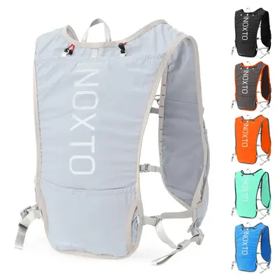 Letter Pattern Pocket Adjustable Running Bag, 5L Lightweight Insulated Hydration Backpack, Running Vest, Sports Bag for Hikin...