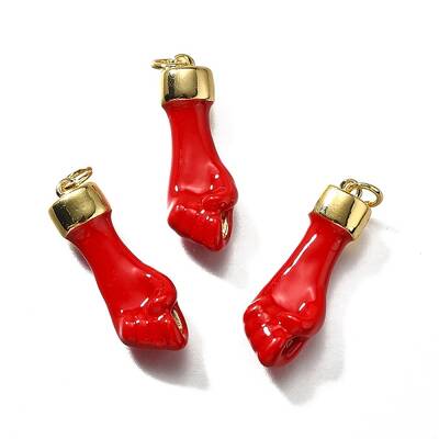 Brass Enamel Pendants