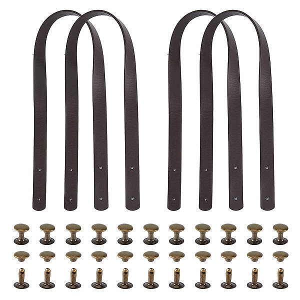 4 Sets PU Leather Bag Handles