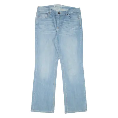 TOMMY HILFIGER Womens Jeans Blue Regular Bootcut Stone Wash W34 L32