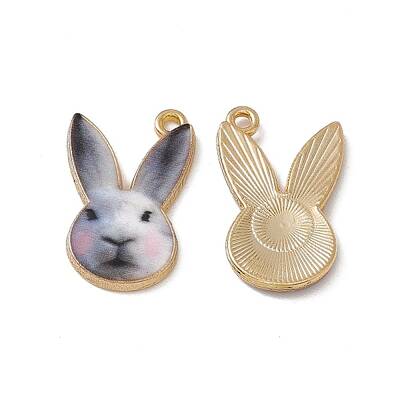 Rack Plating Alloy Enamel Pendants