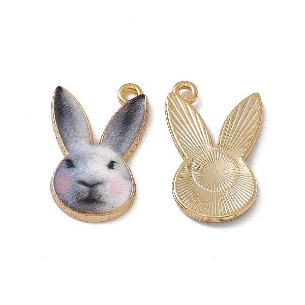 Rack Plating Alloy Enamel Pendants