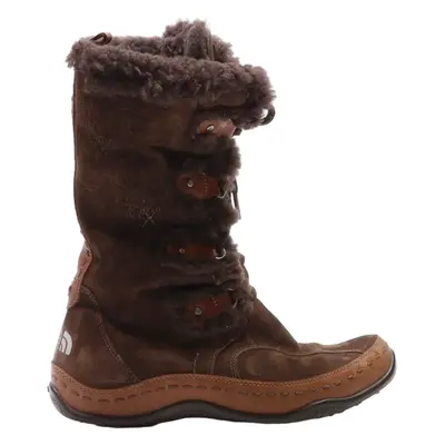 THE NORTH FACE Snow Boots Brown Leather Womens UK 6