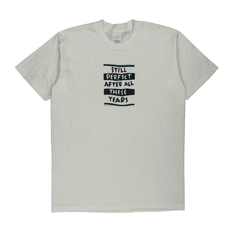 Single Stitch Still Perfect After All These Years Made In Usa Center Star Graphic T-Shirt - Large White Cotton Blend