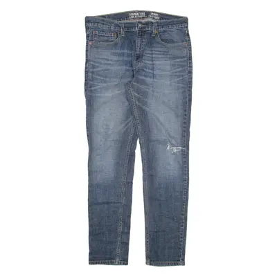 LEVI'S Signature Mens Jeans Blue Slim Skinny Stone Wash W34 L32