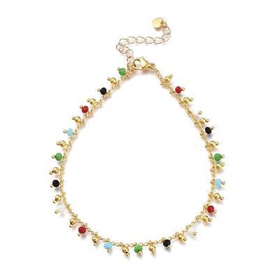 Brass Curb Chains Anklets