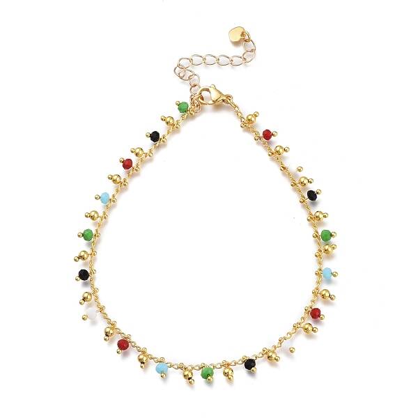 Brass Curb Chains Anklets