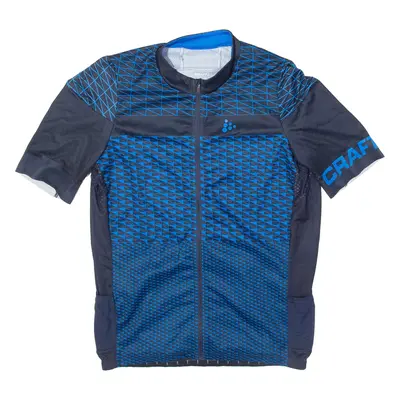 CRAFT Full Zip Cycling Boys Jersey Blue L