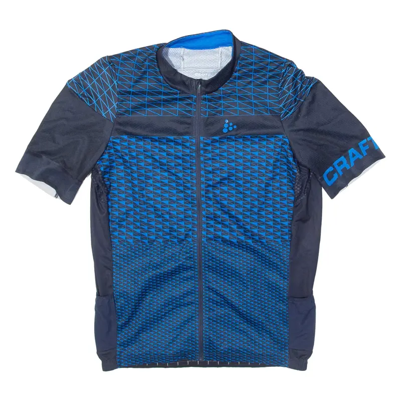 CRAFT Full Zip Cycling Boys Jersey Blue L