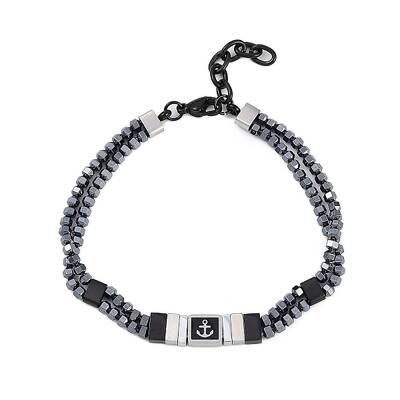 Synthetic Non-magnetic Hematite Beaded Bracelets