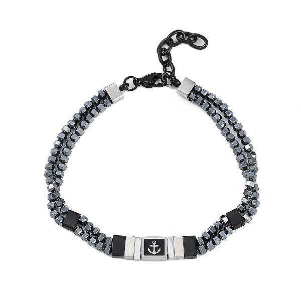 Synthetic Non-magnetic Hematite Beaded Bracelets