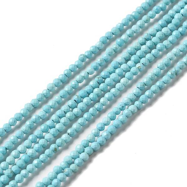 Natural Howlite Beads Strands