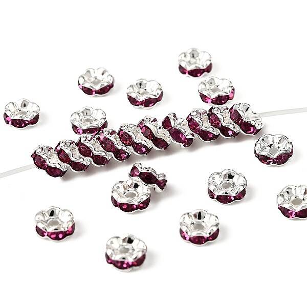 Brass Grade A Rhinestone Beads