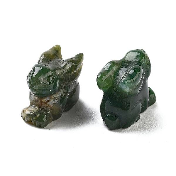 Natural Indian Agate Carved Figurines