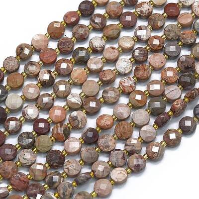 Natural Bloodstone Beads Strands